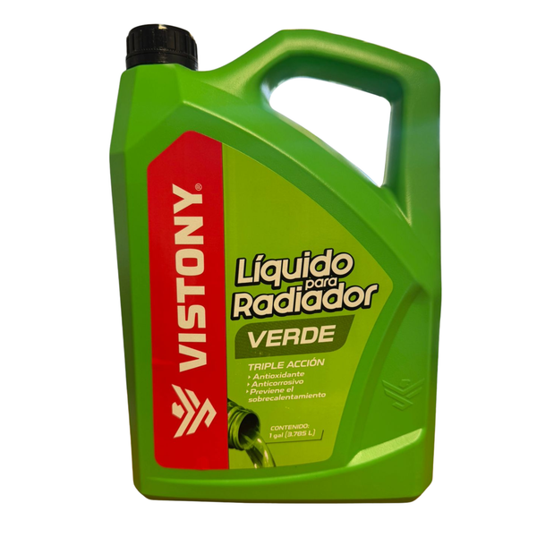 Refrigerante Anticongelante Vistony Verde 3.78 Litros